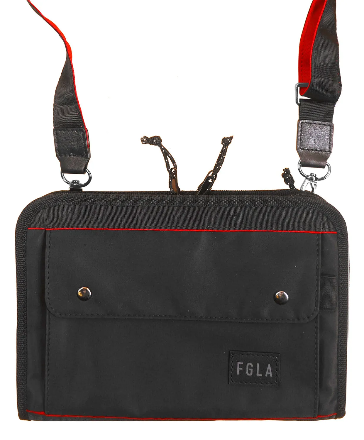 <A 000a001m01> Fungolia Gen 2 Passport Holder <B>Large Size</B> (Black/Red)