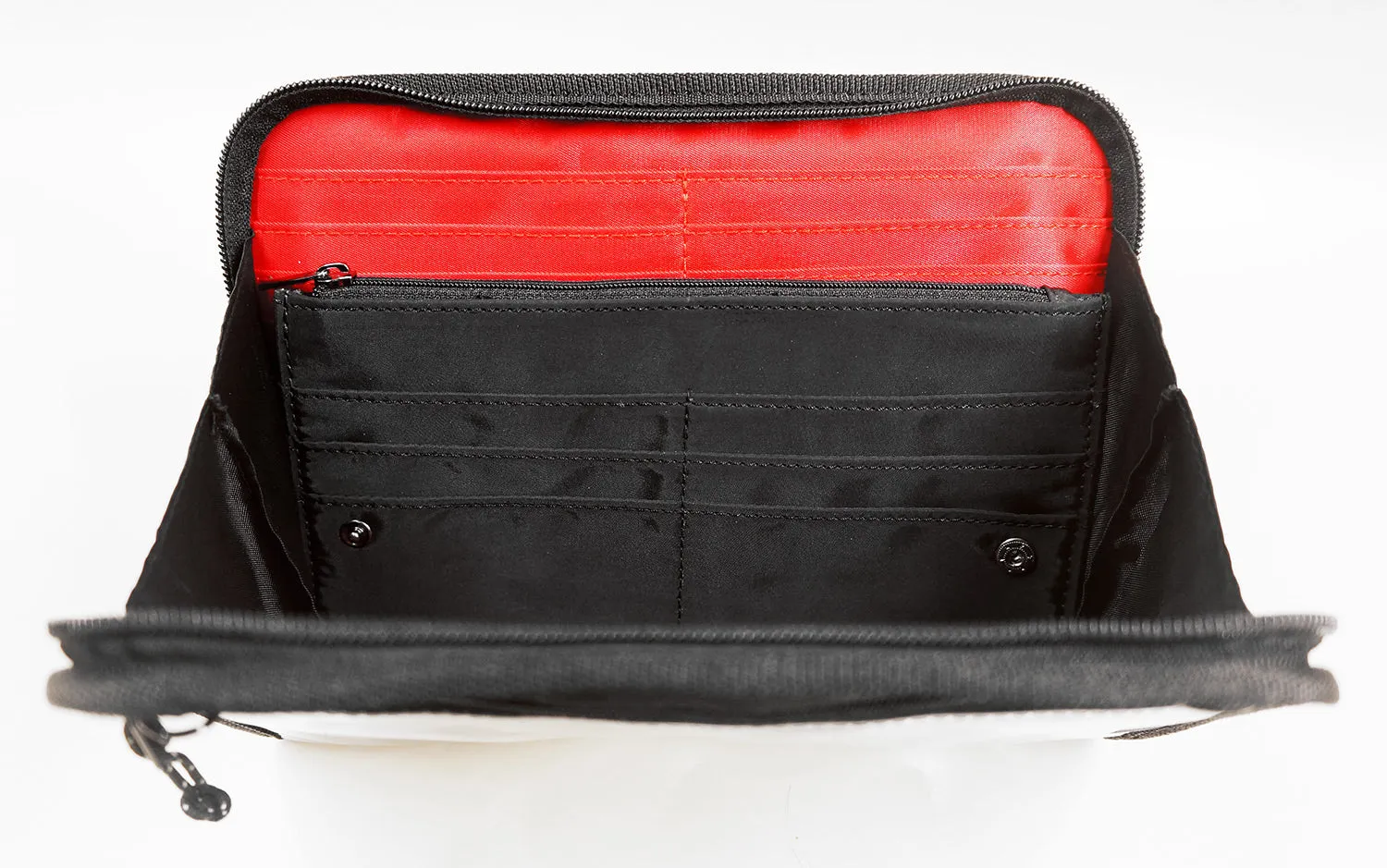 <A 000a001m01> Fungolia Gen 2 Passport Holder <B>Large Size</B> (Black/Red)