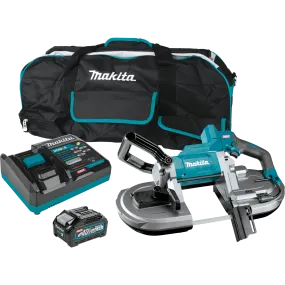 Makita 40V Max XGT Brushless Cordless Deep Cut Portable Band Saw Combo Kit (4.0Ah)