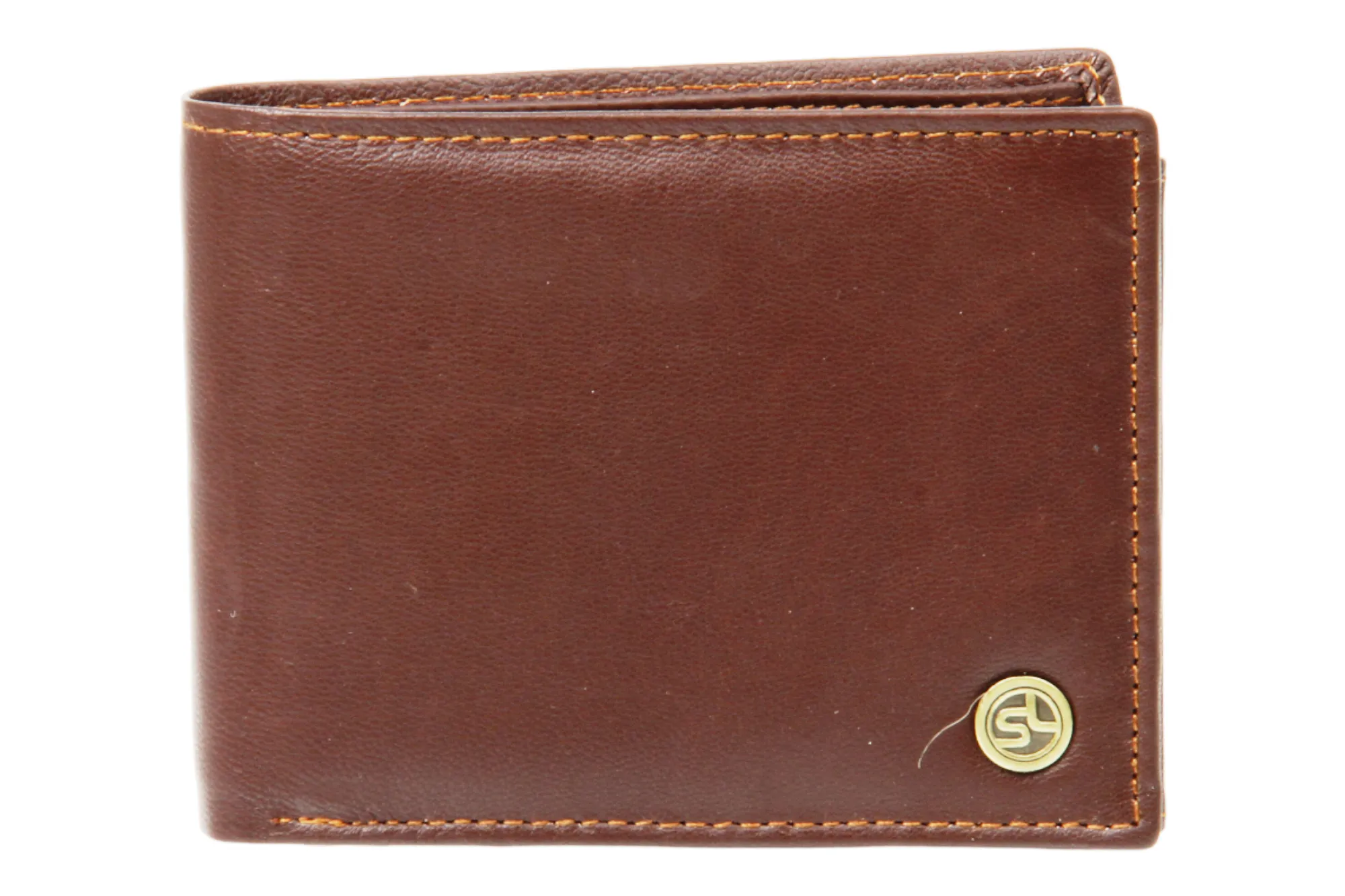 MENS LEATHER WALLET 42145 (BROWN)