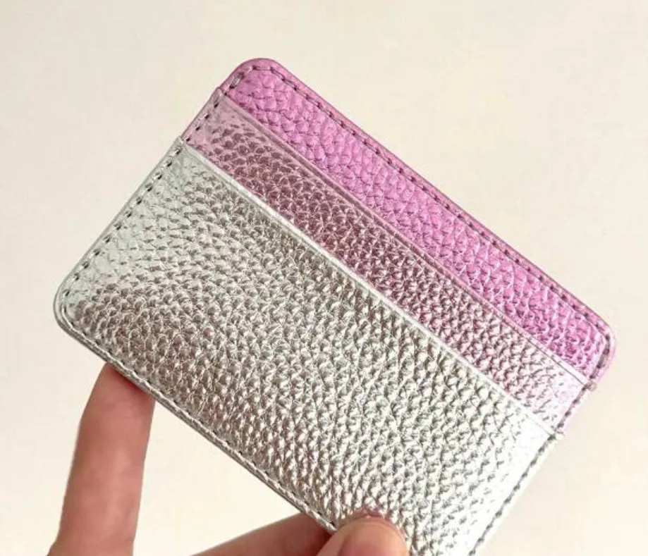 Metallic Slim Card Holder