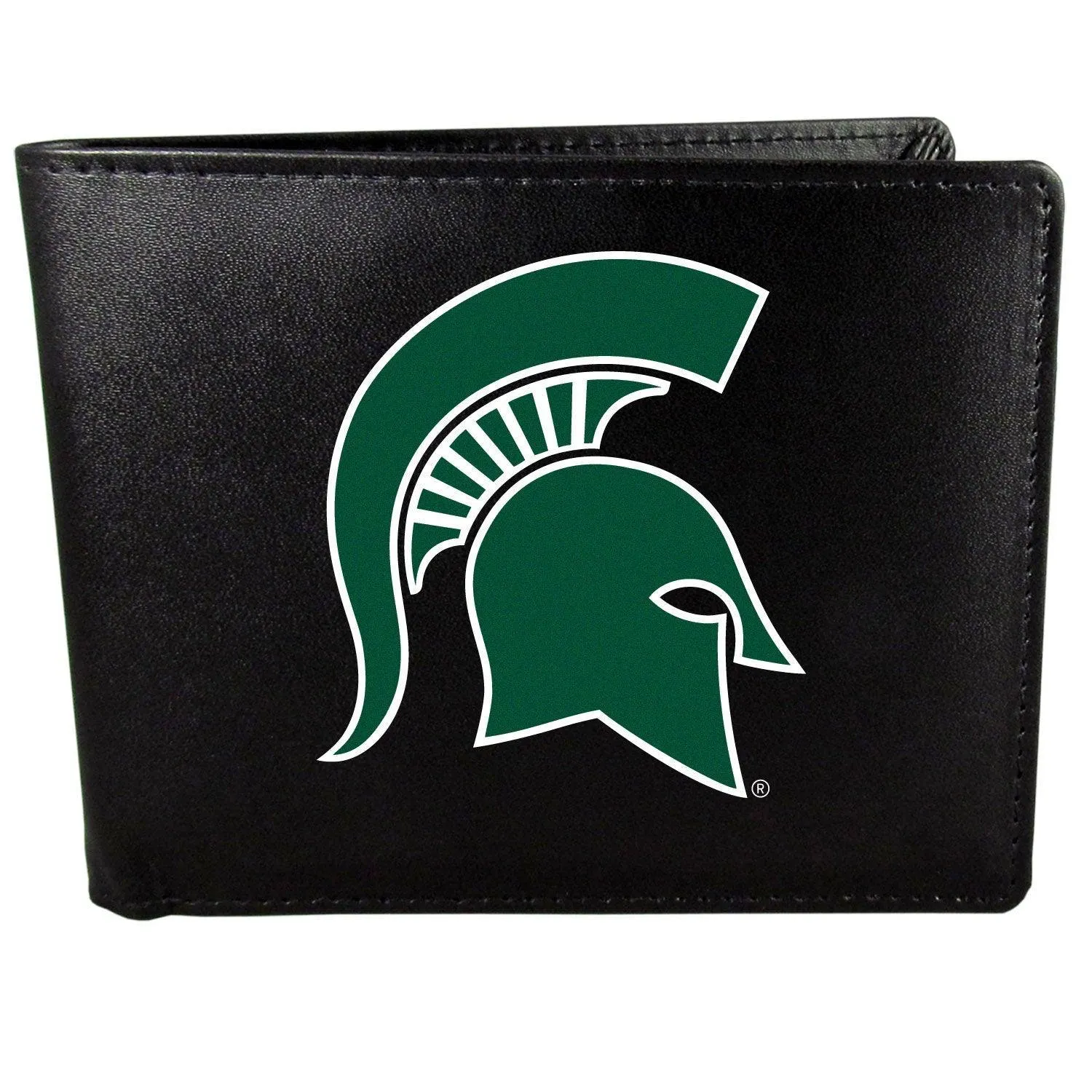 Michigan St. Spartans Leather Bi-fold Wallet, Large Logo