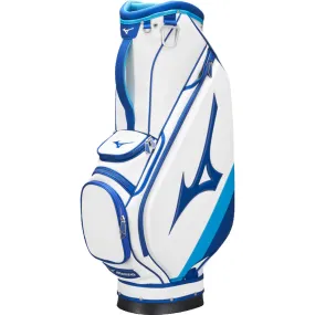 Mizuno Tour Staff Cart Bag - White/Blue