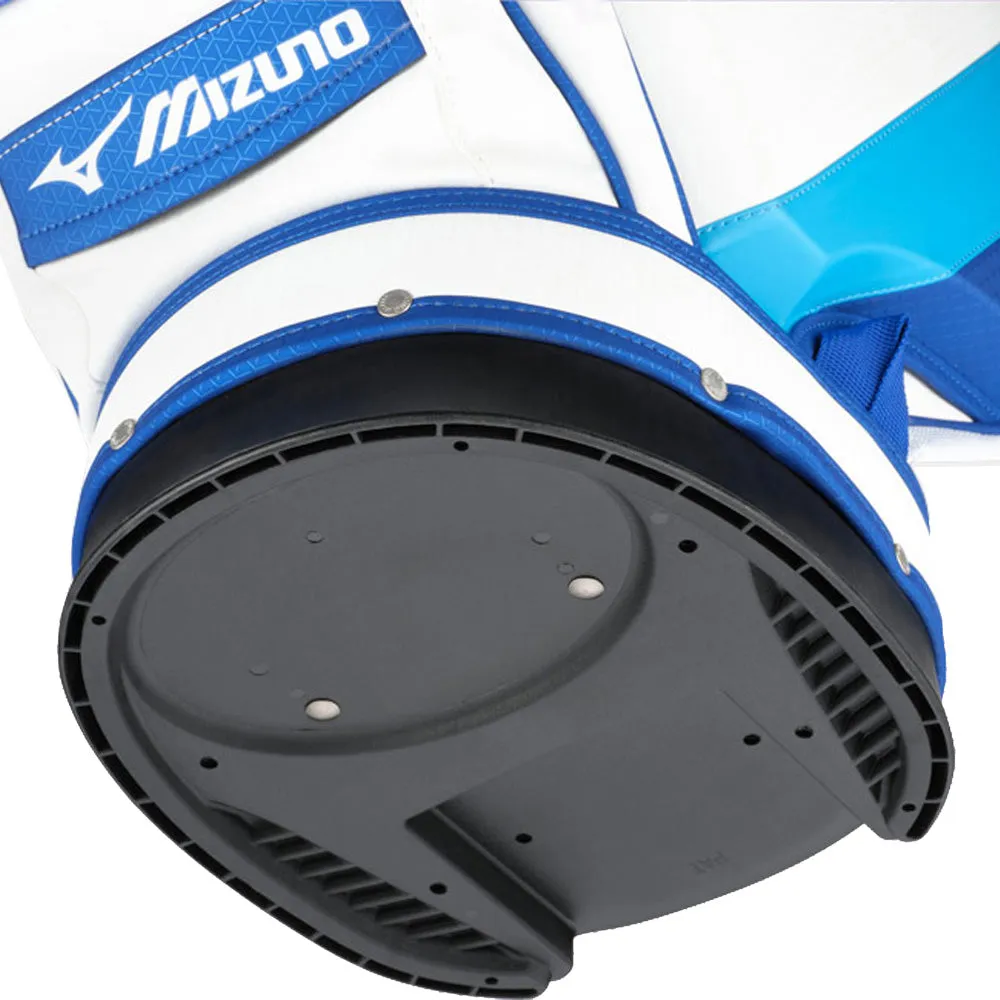 Mizuno Tour Staff Cart Bag - White/Blue