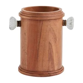 Mud Pie Door Knob Wood Utensil Holder