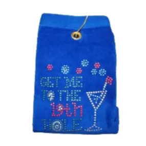 Navika Golf Towel - Dark Blue - 19th Hole