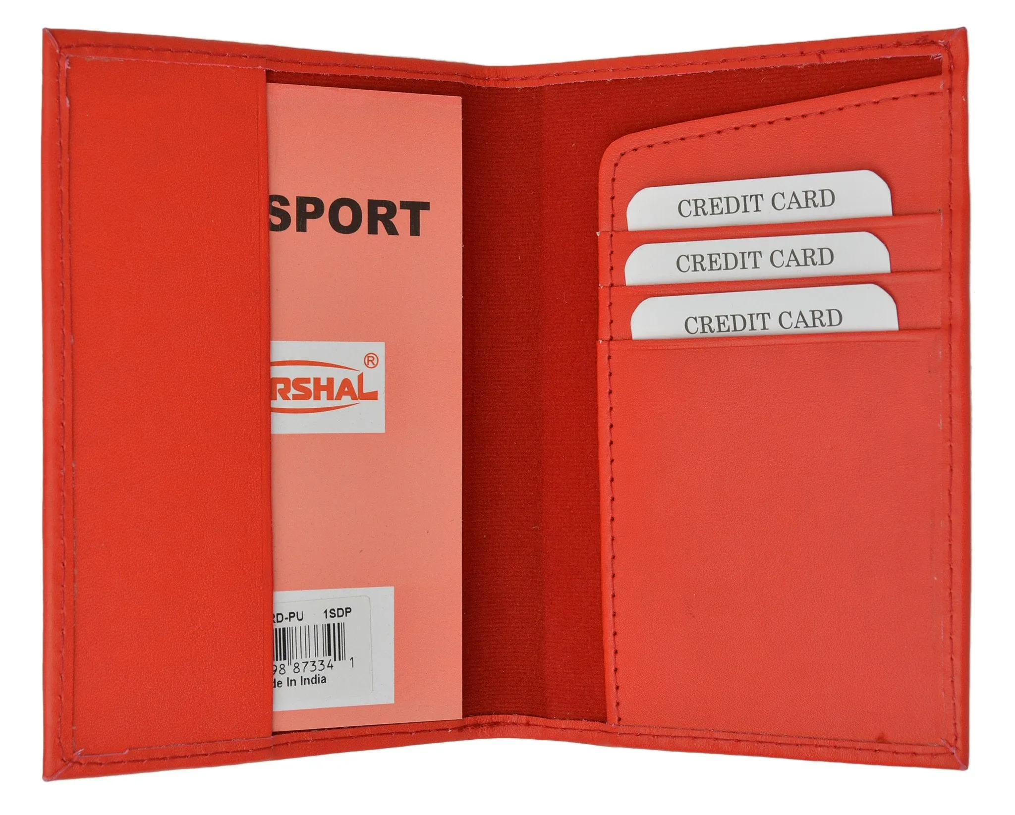 New Travel passport cover credit card holder wallet by Marshal® 601 PU USA