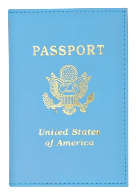 New Travel passport cover credit card holder wallet by Marshal® 601 PU USA