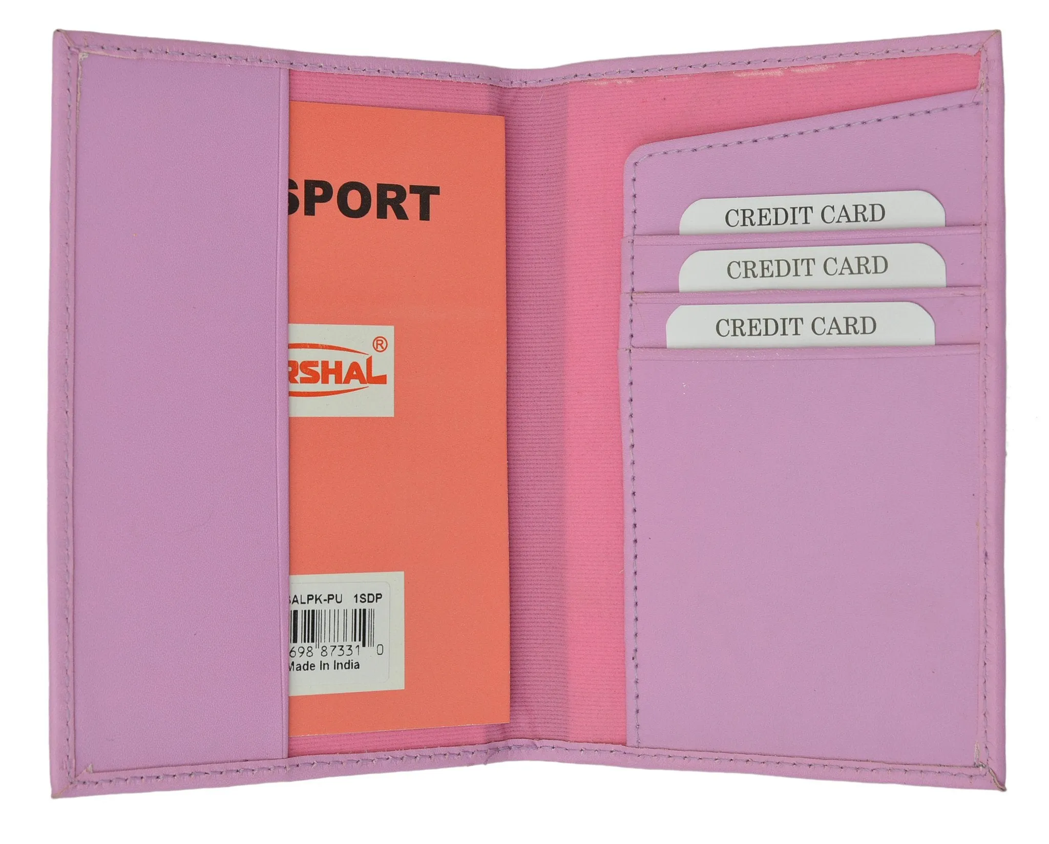 New Travel passport cover credit card holder wallet by Marshal® 601 PU USA