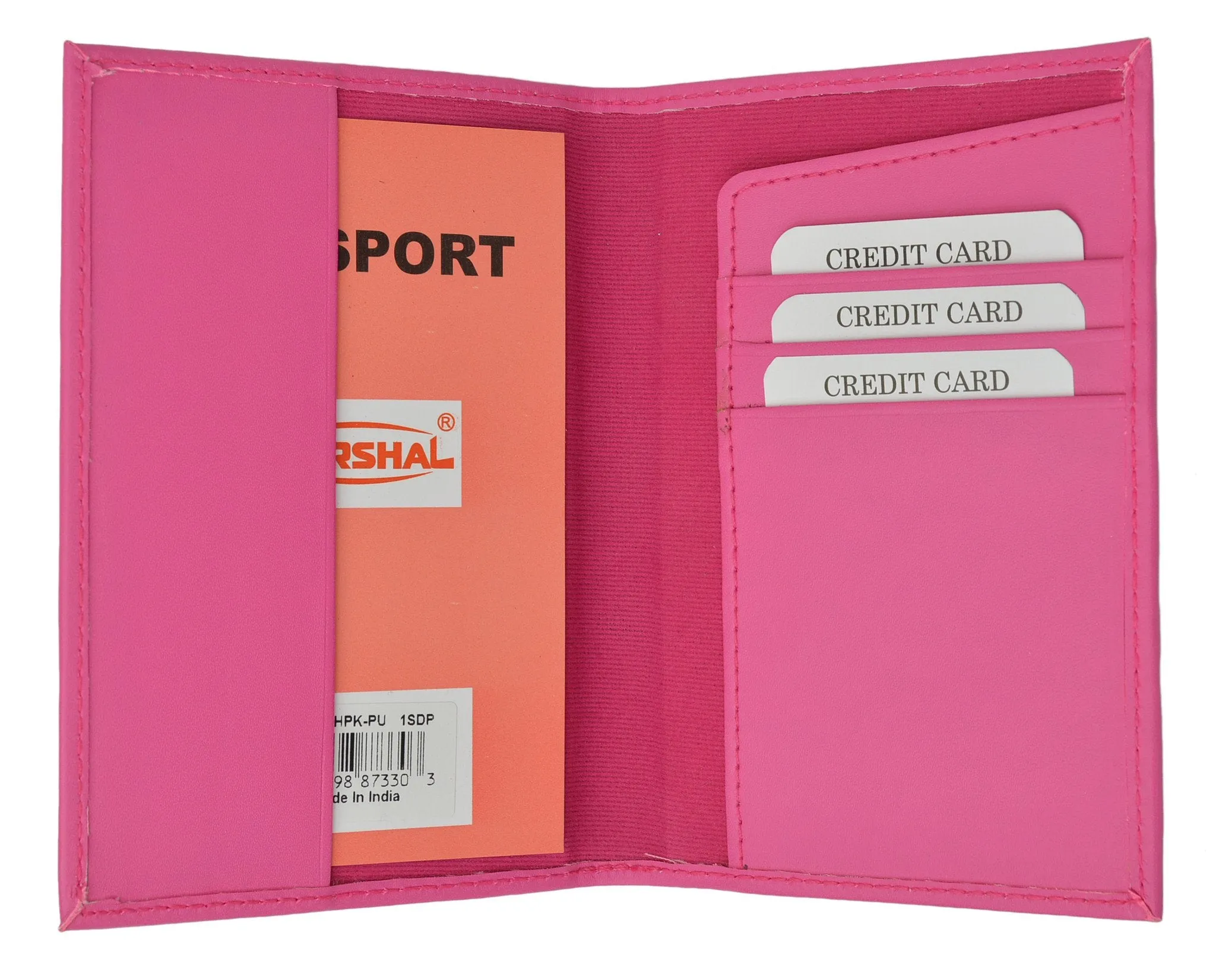 New Travel passport cover credit card holder wallet by Marshal® 601 PU USA