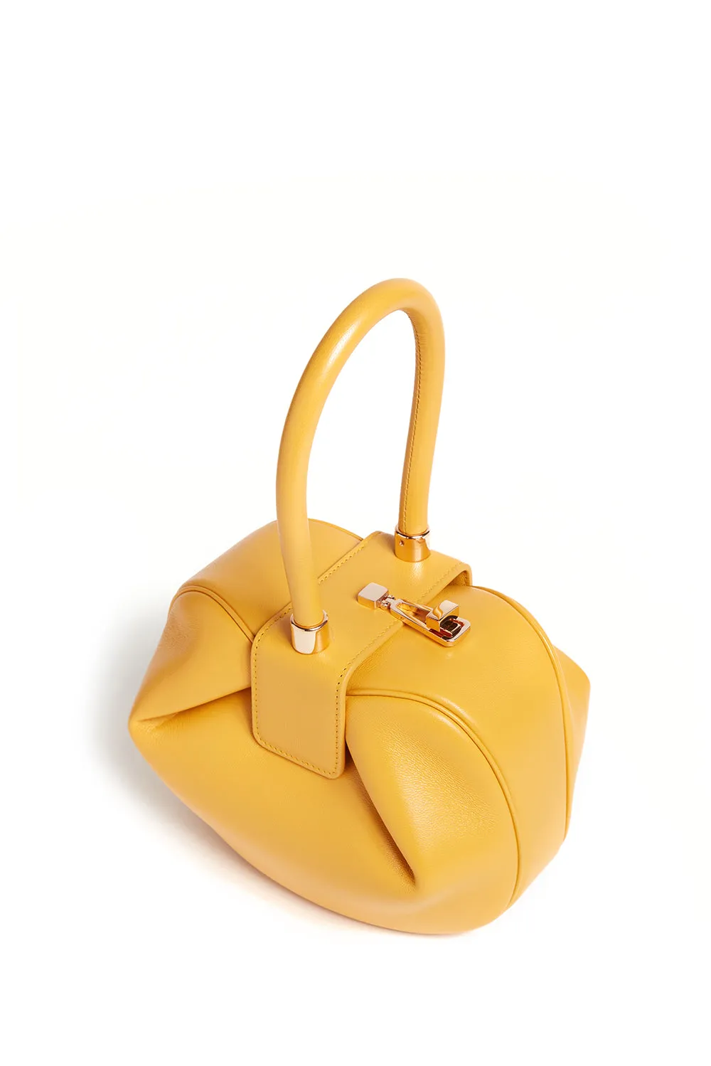 Nina Bag in Yellow Nappa Leather