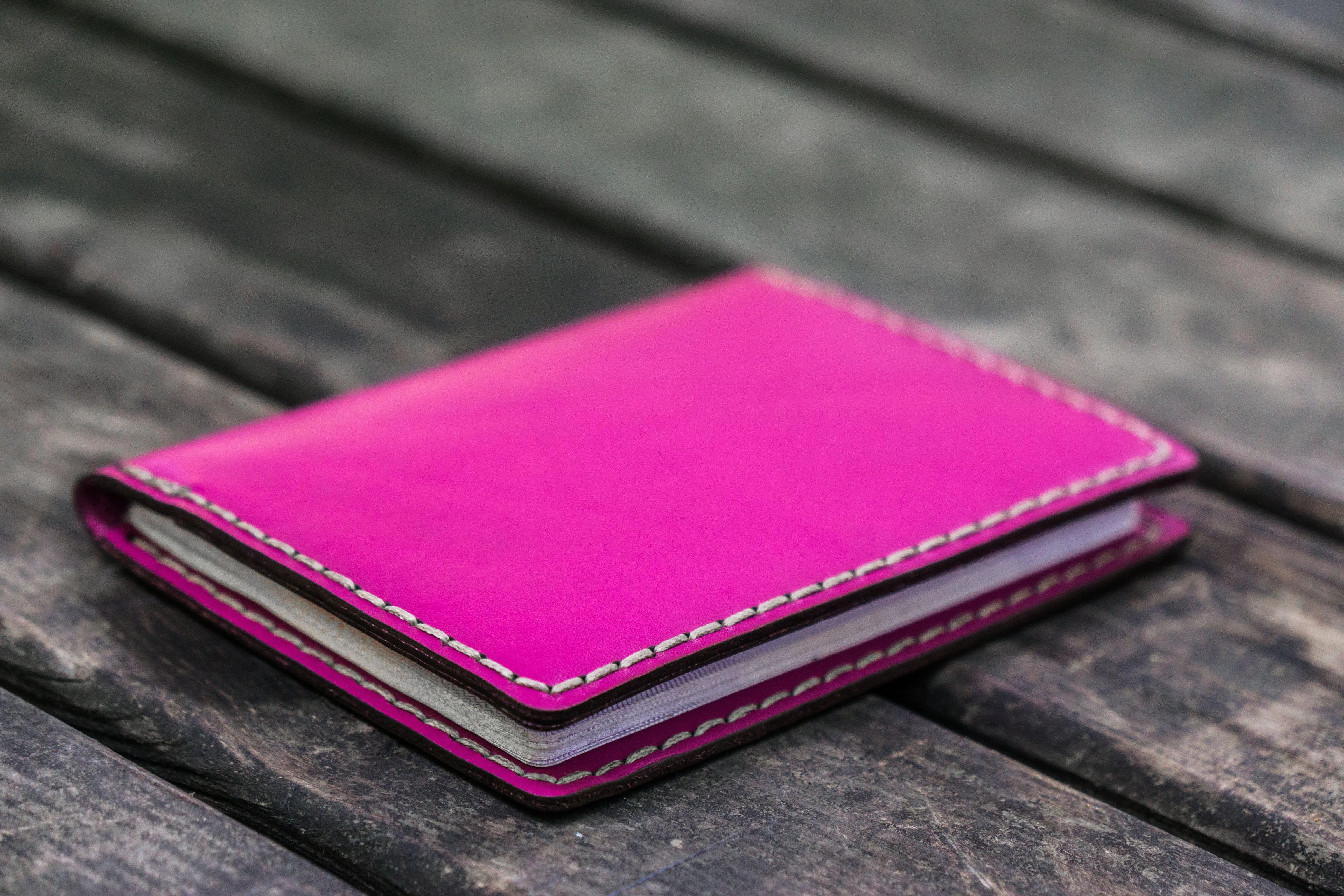 No.06 Leather Passport Holder - Pink