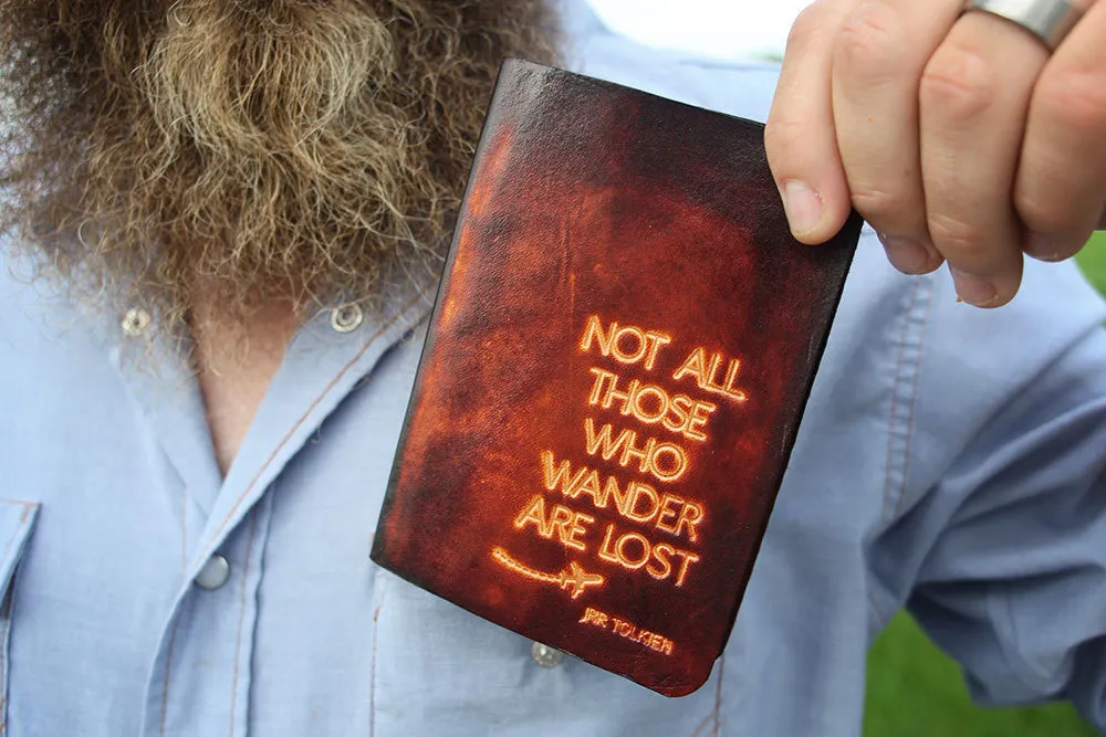 Not All Those Who Wander Are Lost Passport Cover