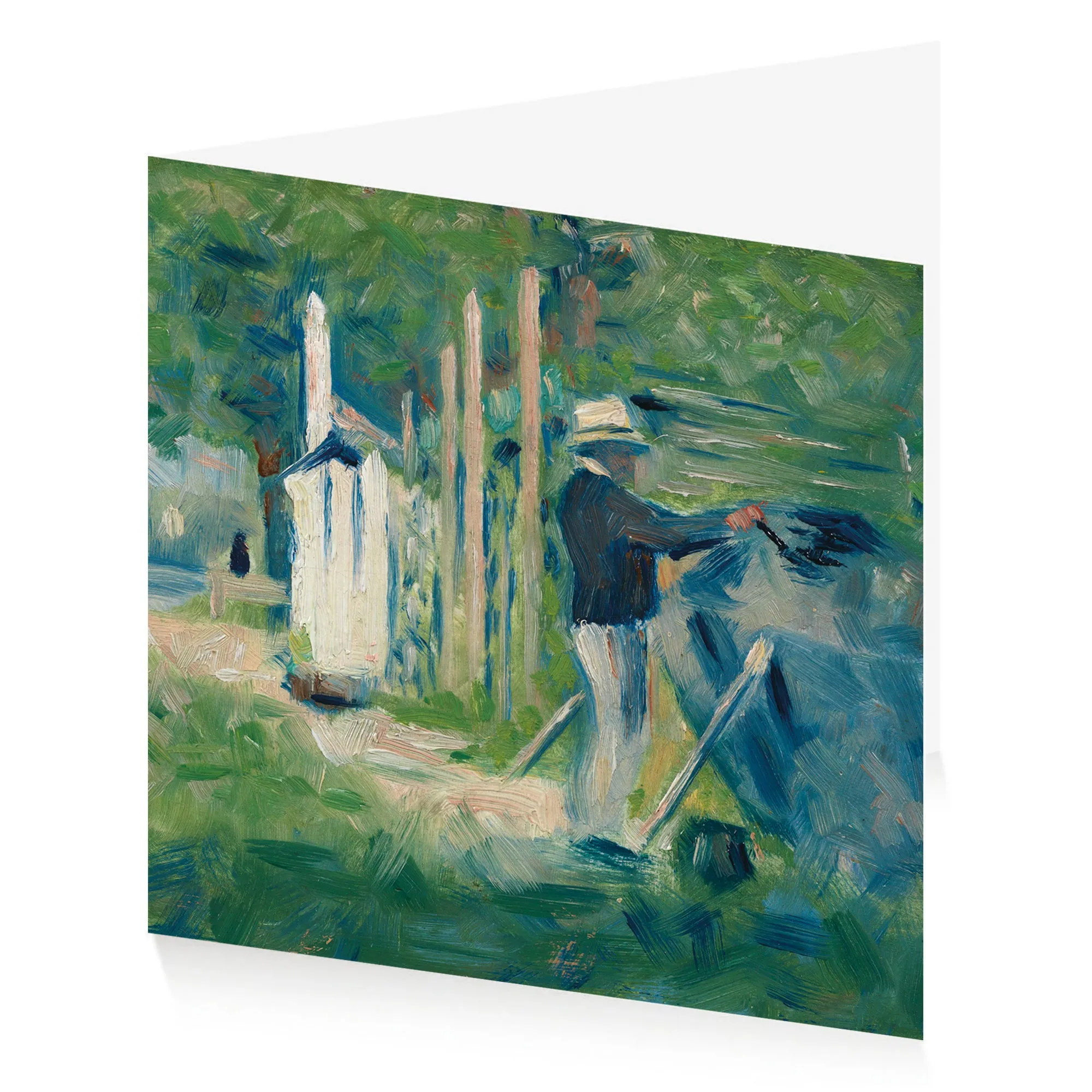 Notecard Wallet George Seurat Boat