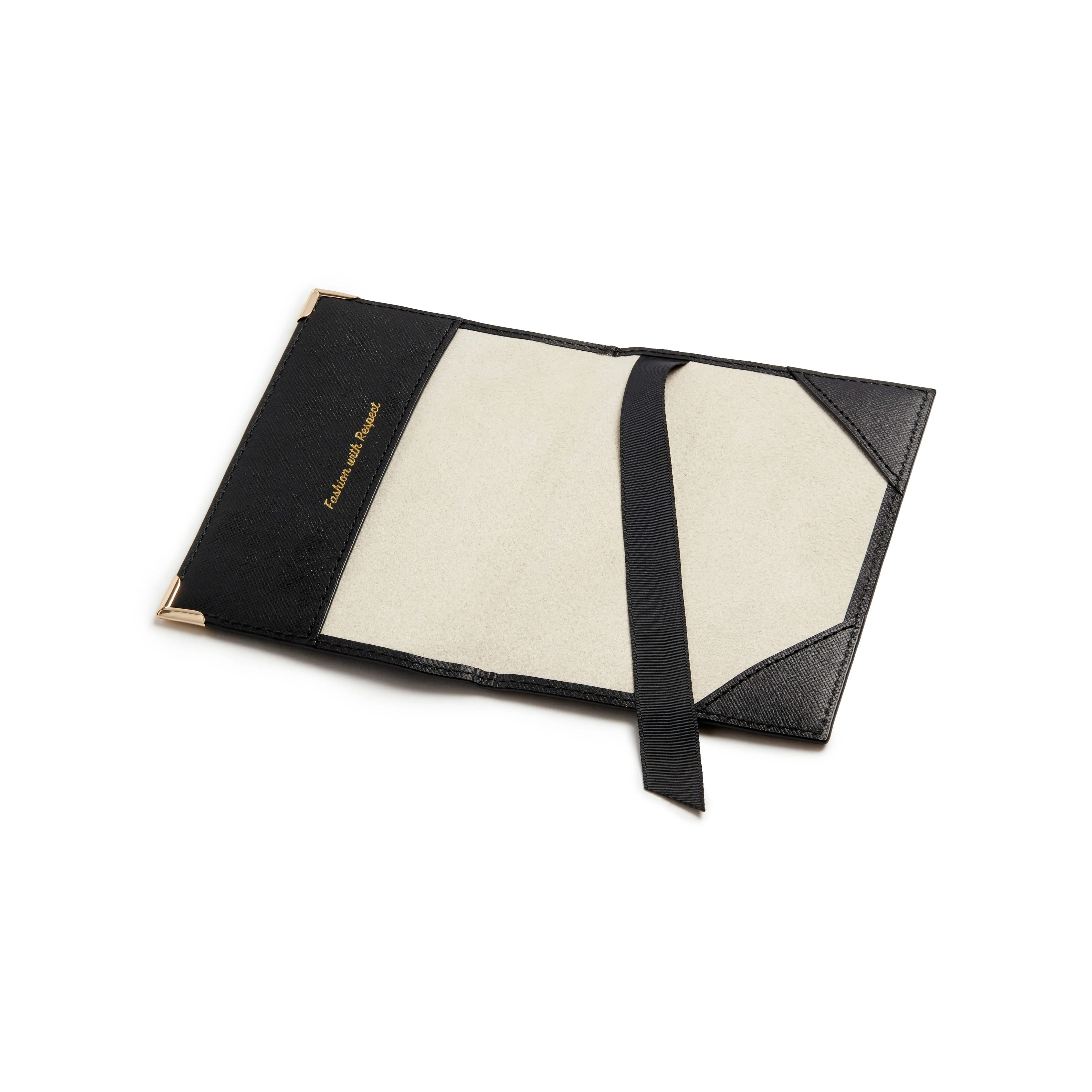 Nutcombe Vegan Leather Passport Holder & Bi-Fold Card Holder Gift Box | Black