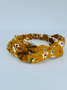 Ochre Floral Headband