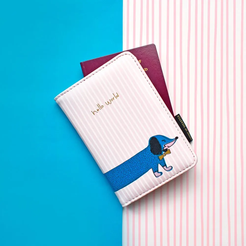 Over The Moon Dog Passport Holder