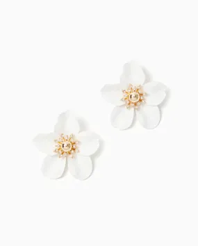 OVERSIZED ORCHID EARRINGS