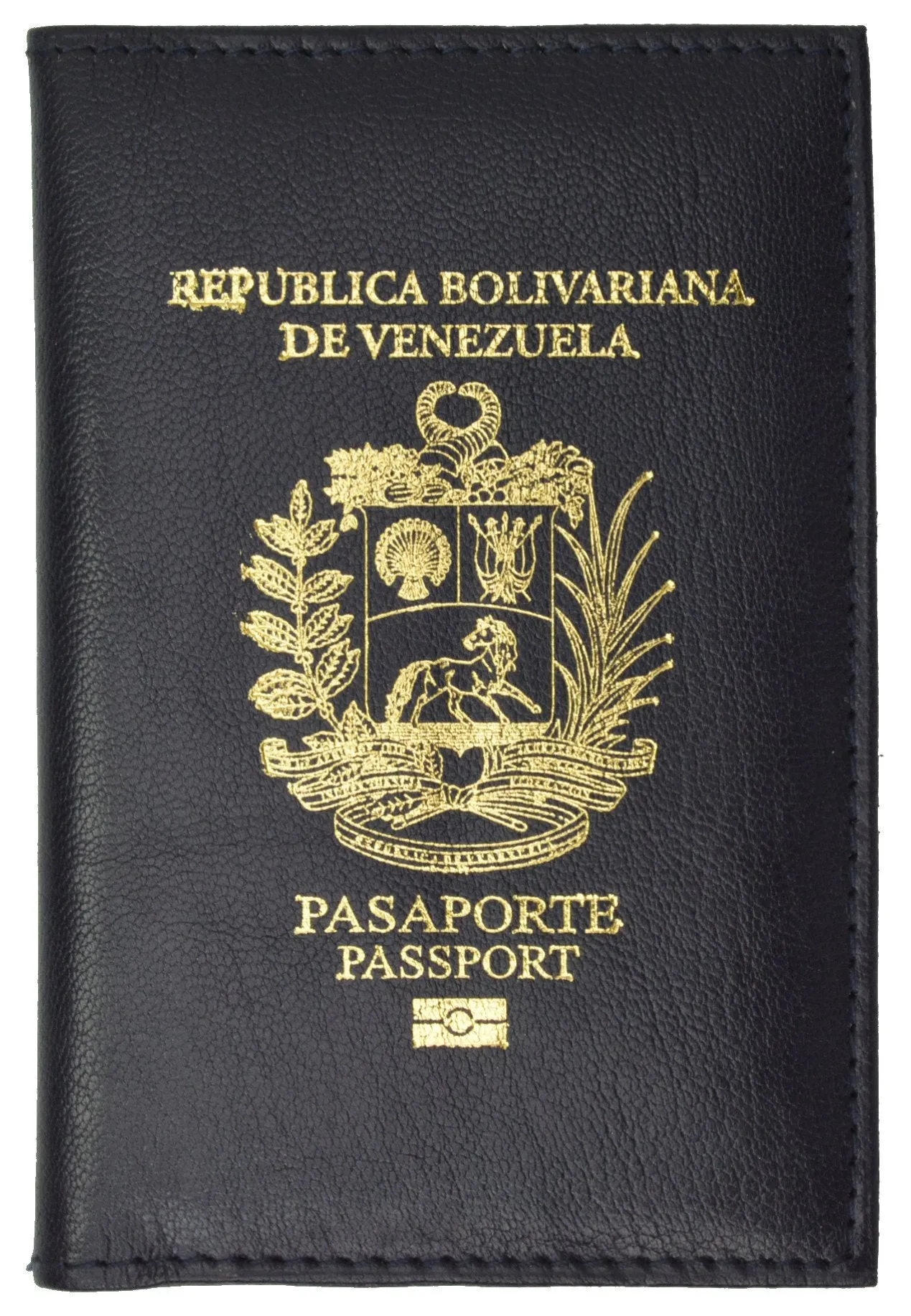 Passport Cover Genuine Leather Venezuela Passport Wallet for Travel 151 Venezuela