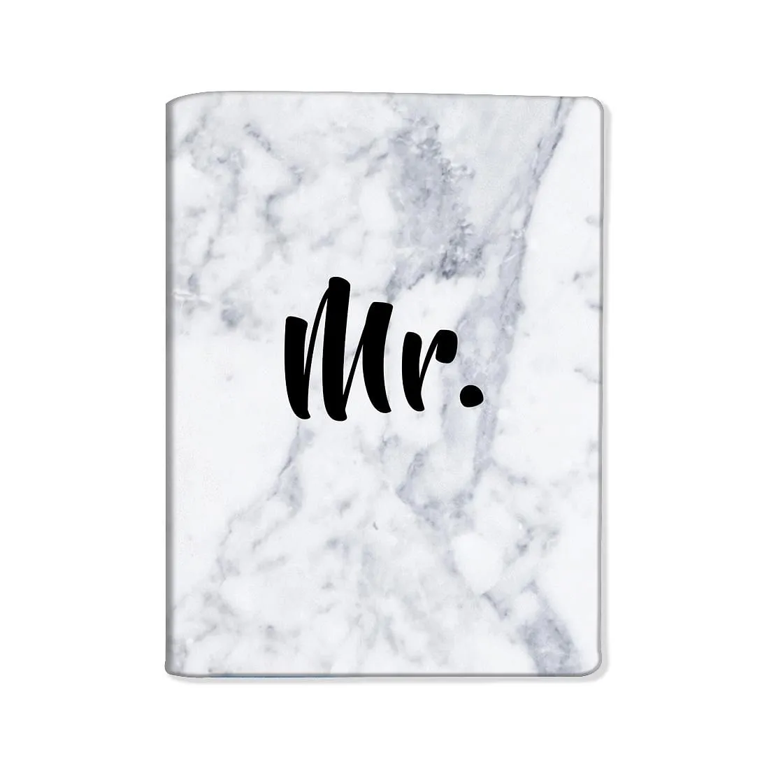 Passport Cover Holder Travel Wallet Case- Mr White Marble