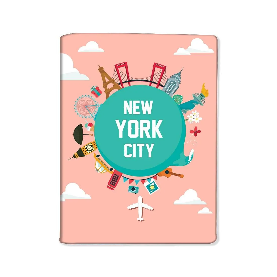 Passport Cover Holder Travel Wallet Case- New York City