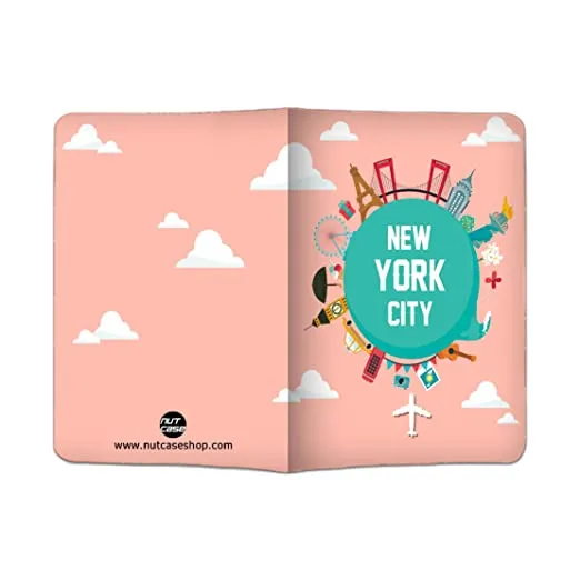 Passport Cover Holder Travel Wallet Case- New York City