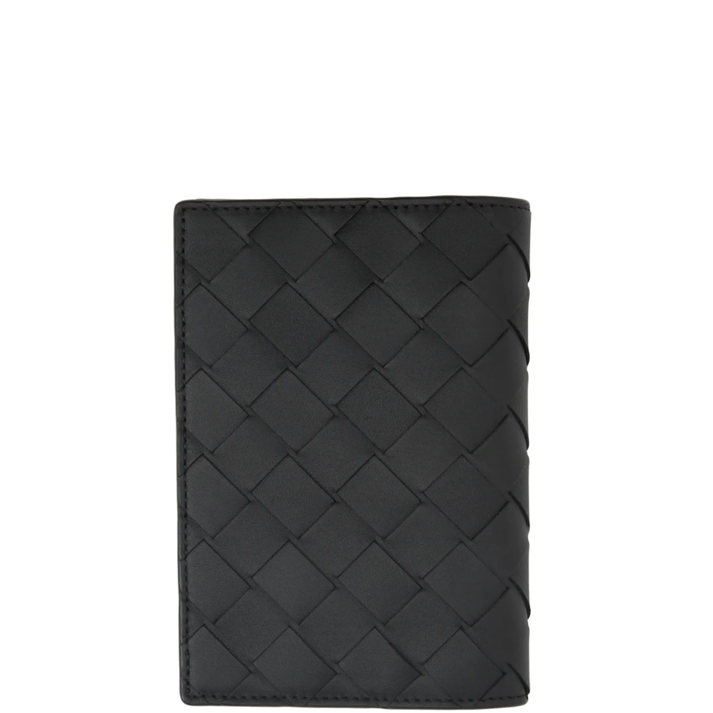 Passport Holder Intrecciato, Black