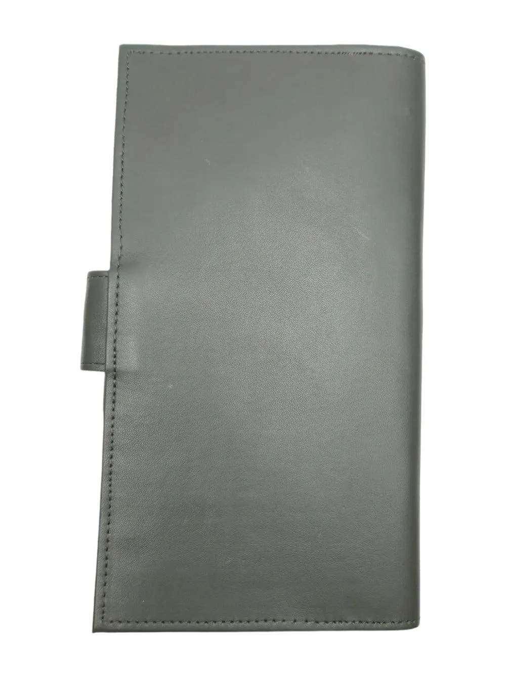 Passport Wallet Leather  | Casual Grey Clutch | Regular Size