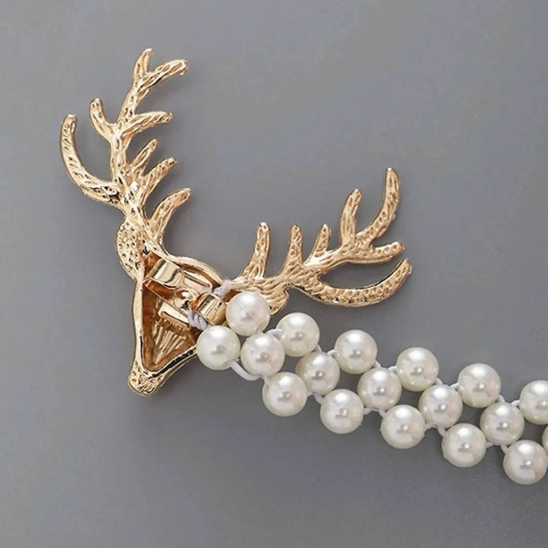 Pearl Deer Curtain Holder Pair