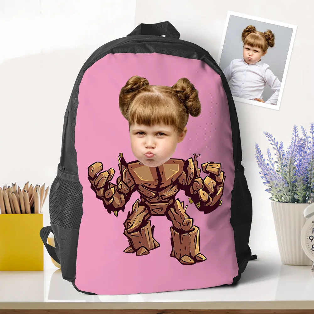 Personalized Groot Minime Photo Backpack Back To School Gifts For Kids Boys