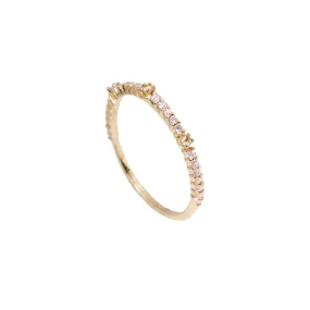 Pink Sapphire Aisling Circlet Band