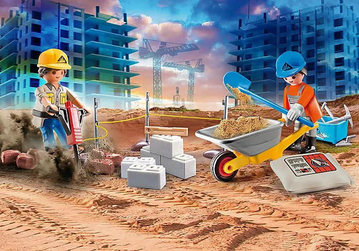 Playmobil City Action Construction Site Carry Case - 70528