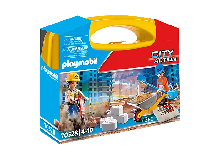 Playmobil City Action Construction Site Carry Case - 70528