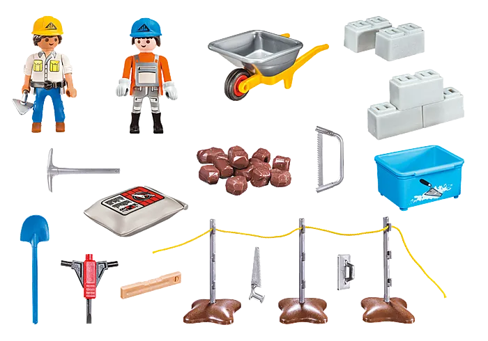 Playmobil City Action Construction Site Carry Case - 70528