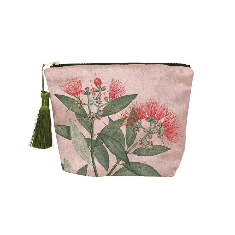 Pohutukawa Velvet Cosmetics Bag