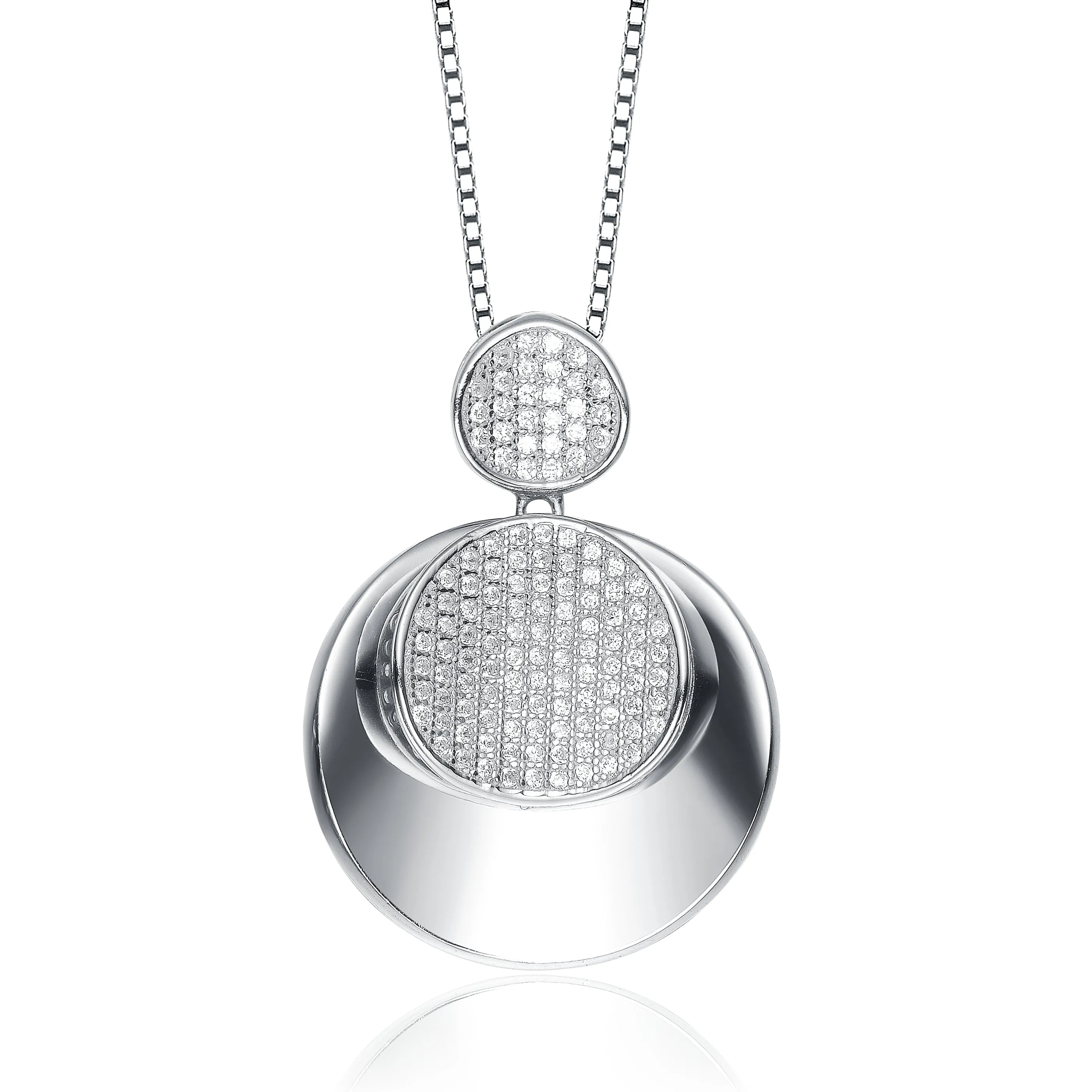 Pompidou Rose Double Circle Limited Edition Necklace