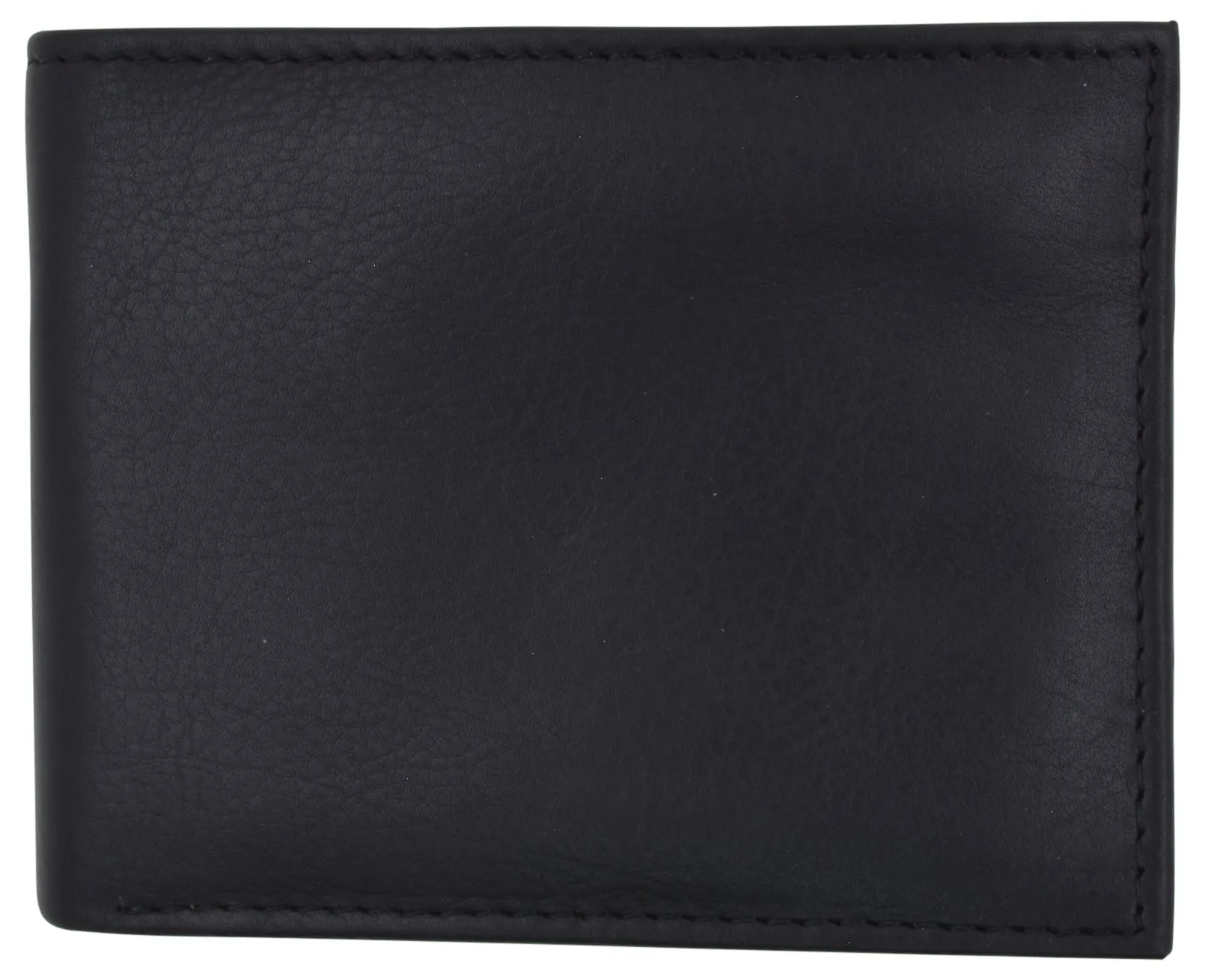 Premium Leather RFID Blocking Men's Slim Bifold Credit Card ID Wallet Black Gift Box RFID520060