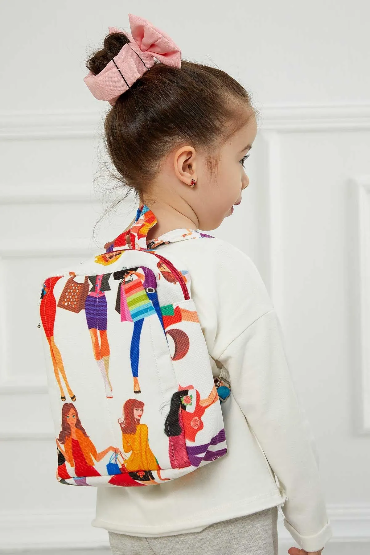 Preschool Backpack Kindergarten Little Kid Toddler School Backpacks for Boys and Girls Patterned Oversized Kid's Backpack 12'',CS-7K