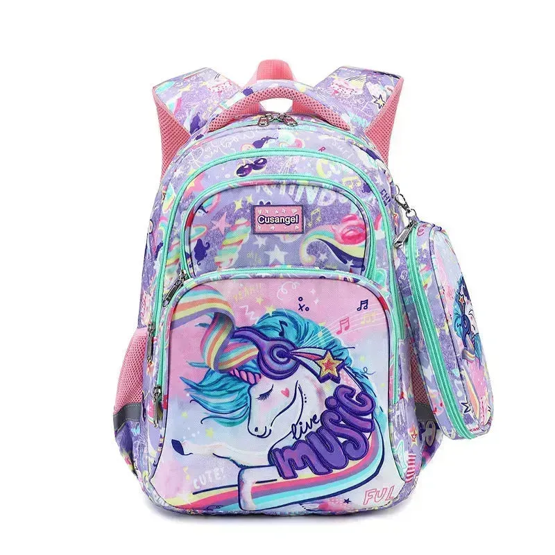 Primary School Student Schoolbag Stylish And Lightweight Grade 1-4 Children Backpack for School