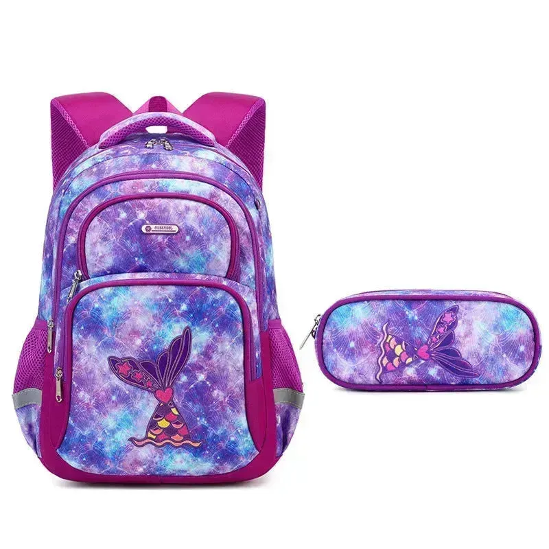 Primary School Student Schoolbag Stylish And Lightweight Grade 1-4 Children Backpack for School