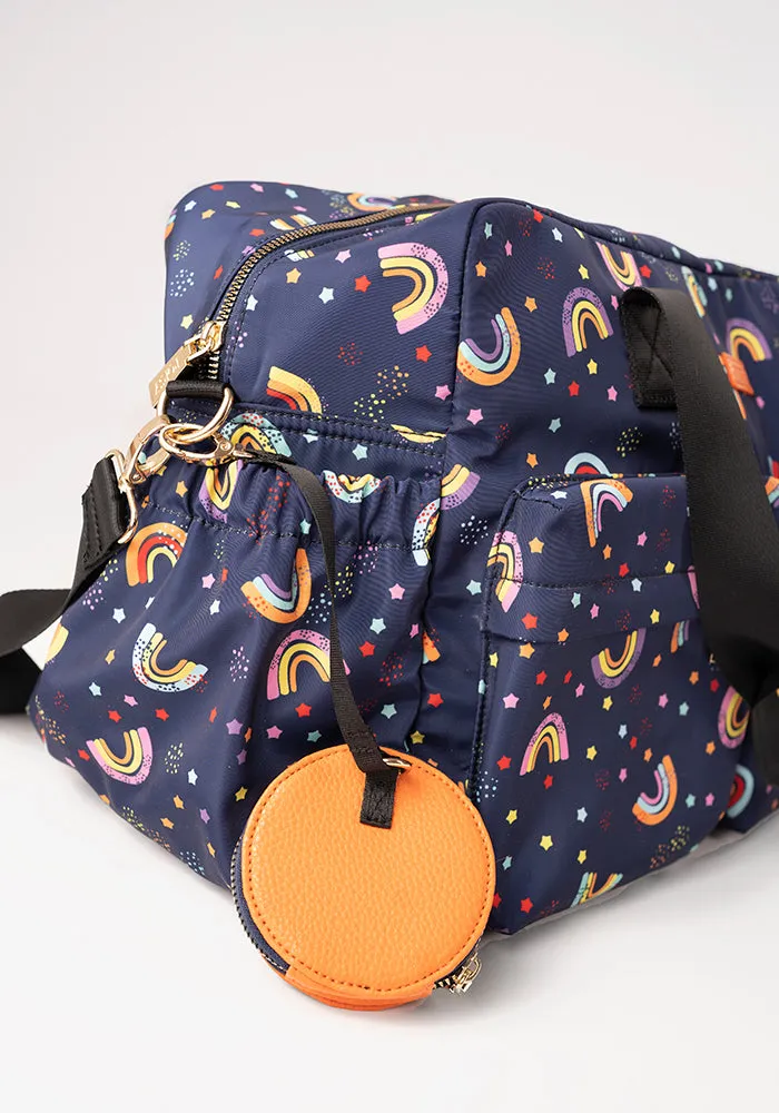 Rainbow Print Holdall