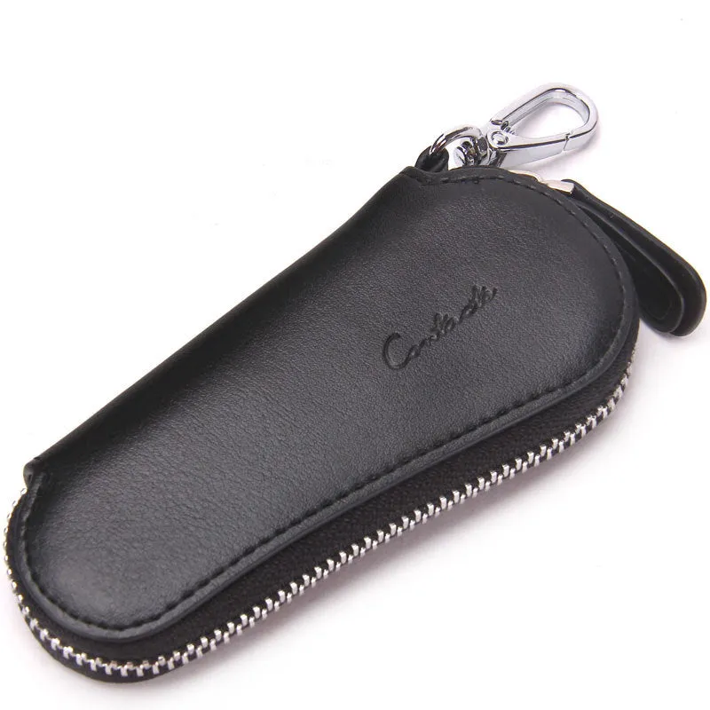 Retro Style Zipper Key Bag Car Key Wallet