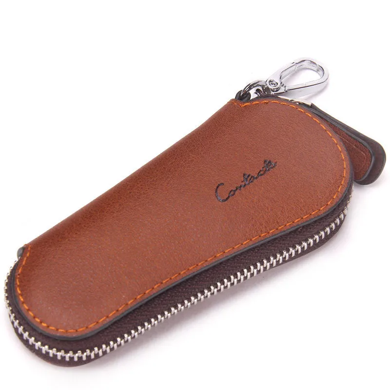 Retro Style Zipper Key Bag Car Key Wallet