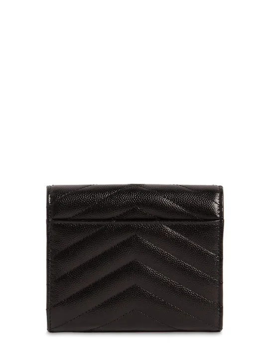 Saint Laurent   Cassandre matelassé leather wallet 