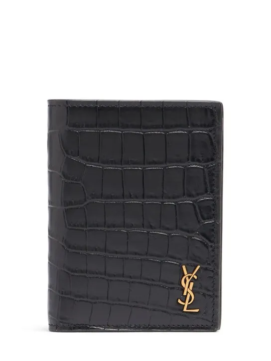 Saint Laurent   YSL leather wallet 