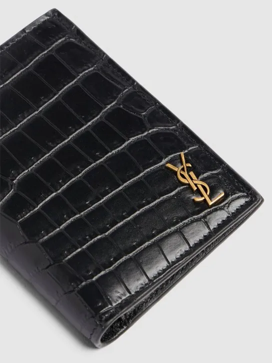 Saint Laurent   YSL leather wallet 