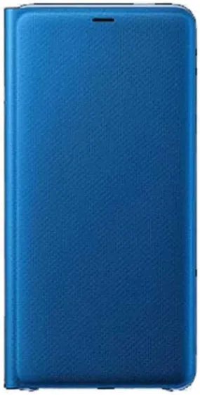 Samsung Galaxy A9 2018 Wallet Cover Blue - EF-WA920PLEGWW