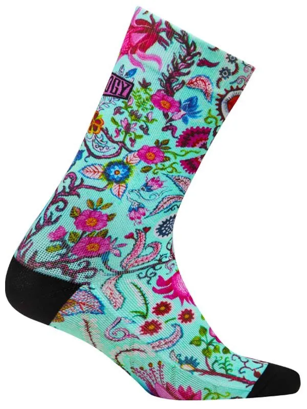 Secret Garden Cycling Socks