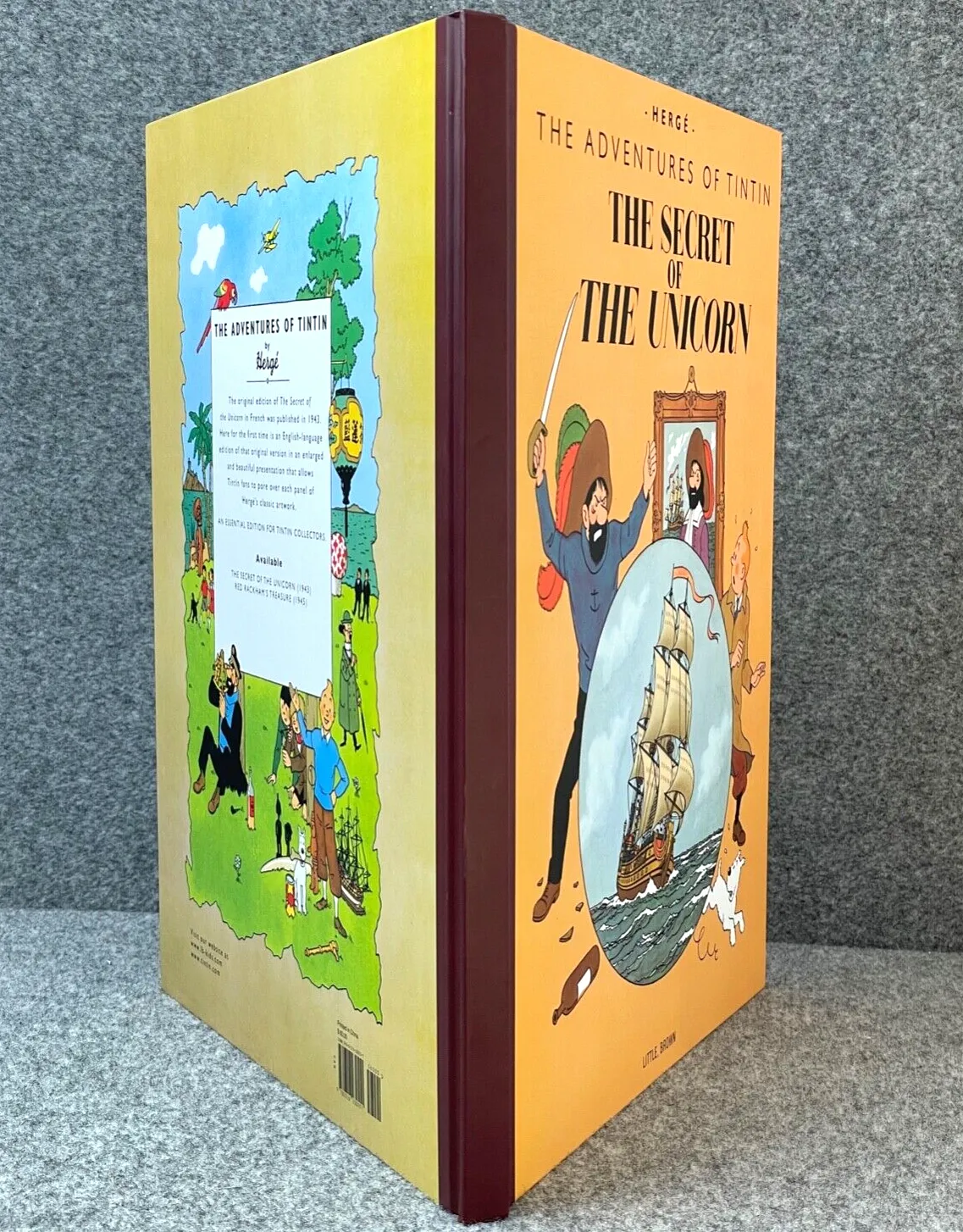 SECRET OF THE UNICORN Little Brown 2012 1st GIANT Facsimile Edition Tintin Book