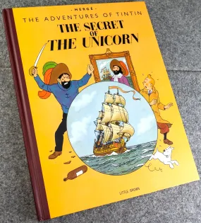 SECRET OF THE UNICORN Little Brown 2012 1st GIANT Facsimile Edition Tintin Book